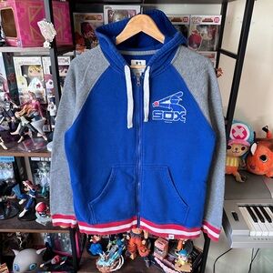 Chicago White Sox Fanatics Zip Hoodie Men’s Medium Blue Gray